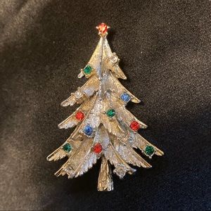Vintage Christmas Tree Pin